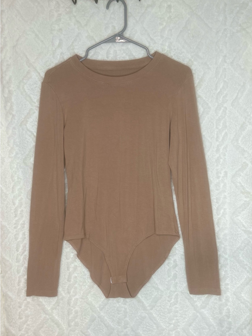 Source Unknown Long Sleeve Bodysuit - Brown